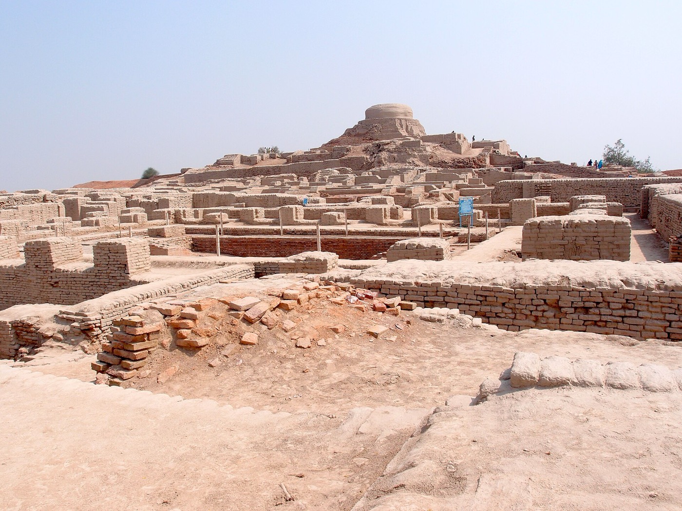 Excavated ruins of Mohenjo-daro, one of the great cities of the Indus Valley Civilisation
